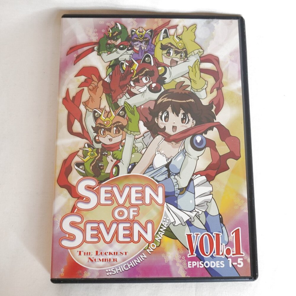 3/$20 - RARE - Seven of Seven - Vol 1 DVD - Episodes 1-5 - Anime Japan Manga Y2K